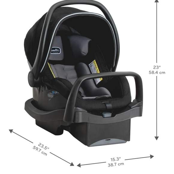 SOLD!  Evenflo LiteMax Infant Car Seat with Anti-Rebound Bar NEW! - Picture 3 of 11